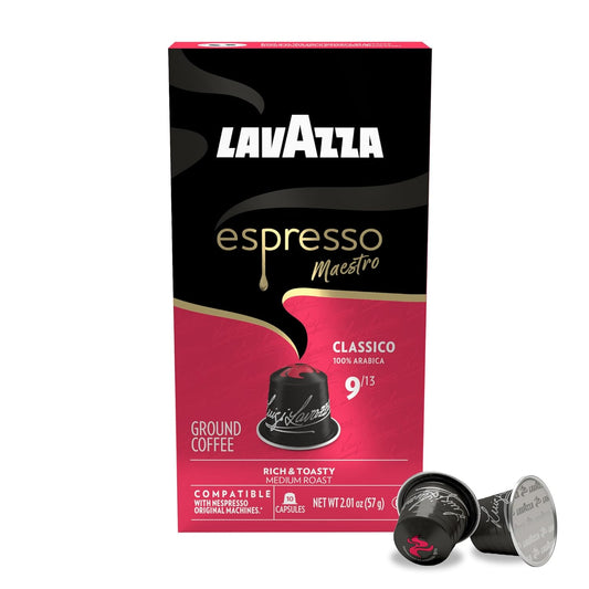 Lavazza_Espresso_Maestro_Classico_Aluminum_Capsules_Compatible_with_Nespresso*_Original_Machines,_Medium_Espresso_Roast,_100%_Arabica_(60_Capsules)