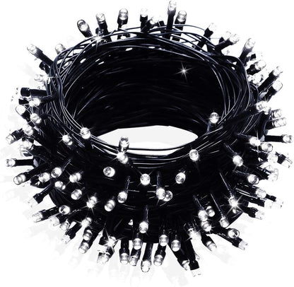 FULLBELL_Black_and_White_Christmas_Decorations,_Black_Christmas_Lights_33ft_100_LED_with_Memory_Function,_8_Modes_Gothic_String_Lights_for_Tree,_Goth_Home,_Indoor_Outdoor