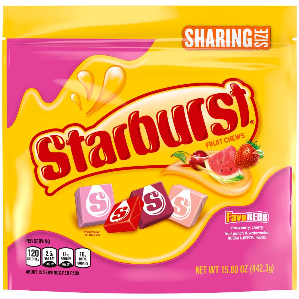 STARBURST_FaveREDS_Fruit_Chews_Candy,_Chewy_Candy,_15.6_oz_Sharing_Size_Bag