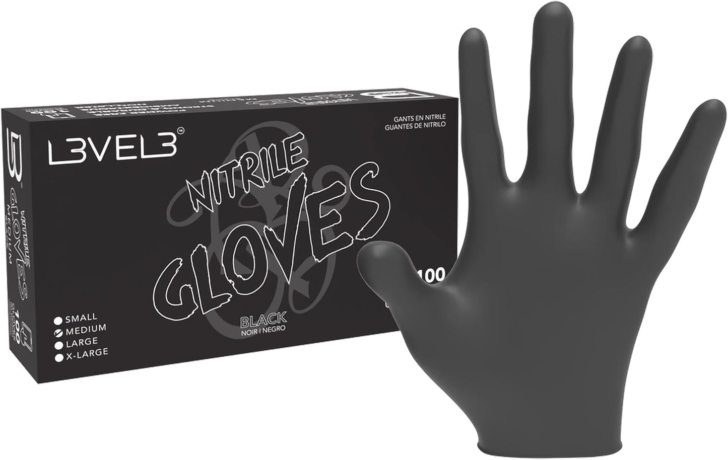 L3_Level_3_Nitrile_Gloves_-_Professional_Heavy_Duty_Disposable_Gloves_-_Latex_Free_-_Fits_Snug_-_Box_of_100