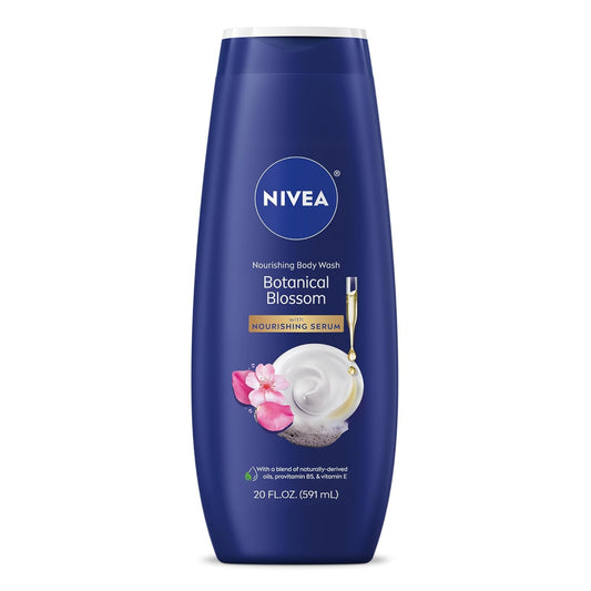 NIVEA_Nourishing_Botanical_Blossom_Body_Wash_with_Nourishing_Serum,_Moisturizing_Body_Wash_for_Women,_Enriched_with_Provitamin_B5_and_Vitamin_E,_20_Fl_Oz_Bottle