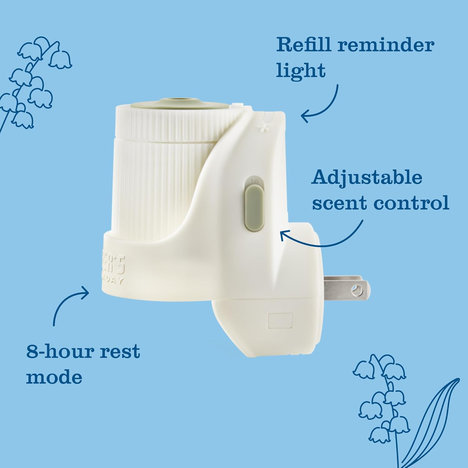 MRS._MEYER'S_CLEAN_DAY_Premium_Scented_Oil_Diffuser_Kit,_Rain_Water,_1_warmer_and_.67_fl_oz_refill