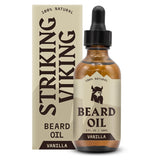 Striking Viking Beard Oil Conditioner for Men (Large 2 oz) - All Naturally Derived Formula With Argan & Jojoba Oils - Beard Conditioner Oil Men