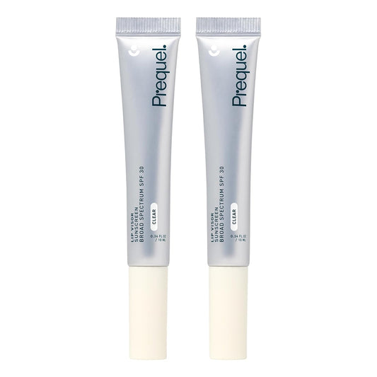 Prequel_Skin_Lip_Visor,_Clear_Lip_Balm_with_SPF_30_PA+++._Mint_Flavored_with_Non-Sticky_Finish_–_Moisturizing_Semi_Gloss_Balm_Sunscreen_for_Daily_Use_-_2_Pack