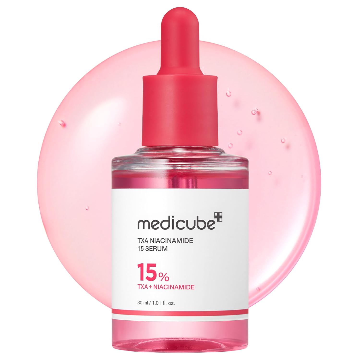 medicube_TXA+Niacinamide_15%_Glow_Facial_Serum_for_After_Spot_Care_|_All-in-One_Daily_Korean_Skincare_|_Uneven_Skin_Tone,_Texture,_and_Hydration_Care_|_High-Potency_Tranexamic_Acid_5%_|_1.01_fl.oz