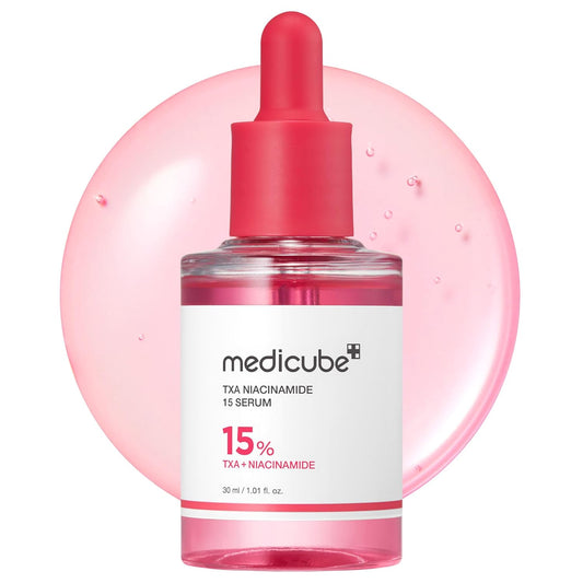 medicube_TXA+Niacinamide_15%_Glow_Facial_Serum_for_After_Spot_Care_|_All-in-One_Daily_Korean_Skincare_|_Uneven_Skin_Tone,_Texture,_and_Hydration_Care_|_High-Potency_Tranexamic_Acid_5%_|_1.01_fl.oz