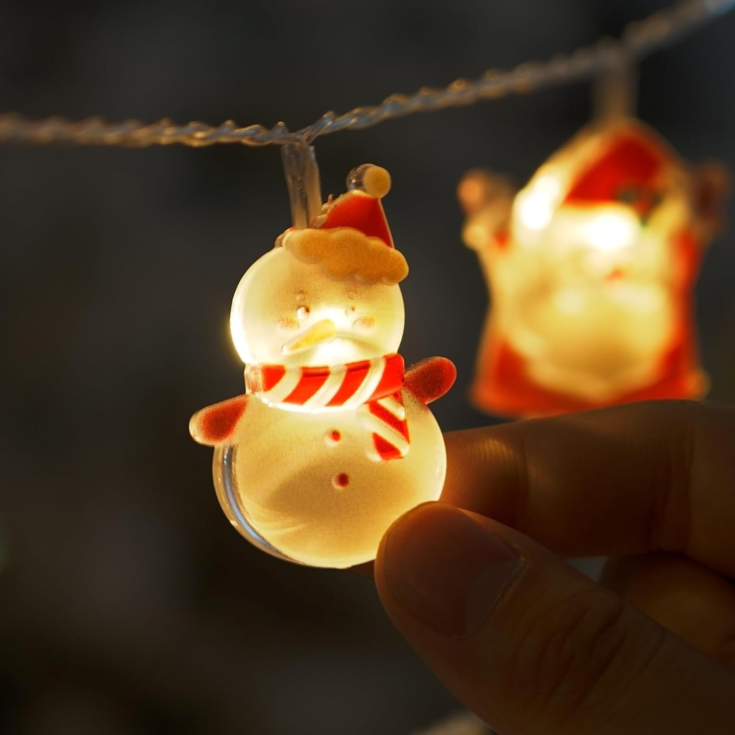 LOLStar_Christmas_Fairy_String_Lights,_20_LED_Xmas_Warm_White_Lights_Hanging_Decors_with_Santa_Claus_Wreath_Tree_Snowman_Candy_Cane_Hat_Stockings_Battery_Operated_Indoor_Window_Lights_for_Party_Home