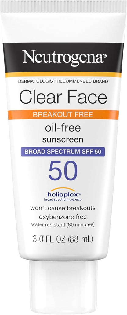 Neutrogena_Clear_Face_Sunscreen_Lotion_for_Acne-Prone_Skin,_Broad_Spectrum_SPF_50,_Sunscreen_for_Face_&_Oily_Skin,_Oil-,Fragrance-_&_Oxybenzone-Free,_Water_Resistant,_Matte,_Unscented,_3_Fl_Oz