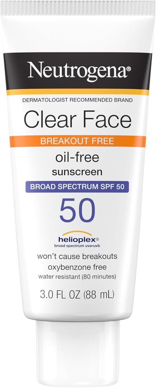 Neutrogena_Clear_Face_Sunscreen_Lotion_for_Acne-Prone_Skin,_Broad_Spectrum_SPF_50,_Sunscreen_for_Face_&_Oily_Skin,_Oil-,Fragrance-_&_Oxybenzone-Free,_Water_Resistant,_Matte,_Unscented,_3_Fl_Oz