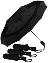Repel Windproof Travel Umbrella - Compact & Withstands Winds up to 100MPH , Strongest Premium Auto Folding Umbrella for Rain and Sun - Durable, Light & Portable for Women & Men , Fits Backpack & Cars