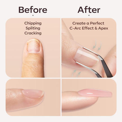 modelones_Builder_Nail_Gel_Polish_Set,_Base_Colors_Jelly_Nude_Pink_Hard_Strengthener_Rubber_Gel_Polish_8-in-One_Extension_LED_Nail_Lamp_Cured_6_Colors