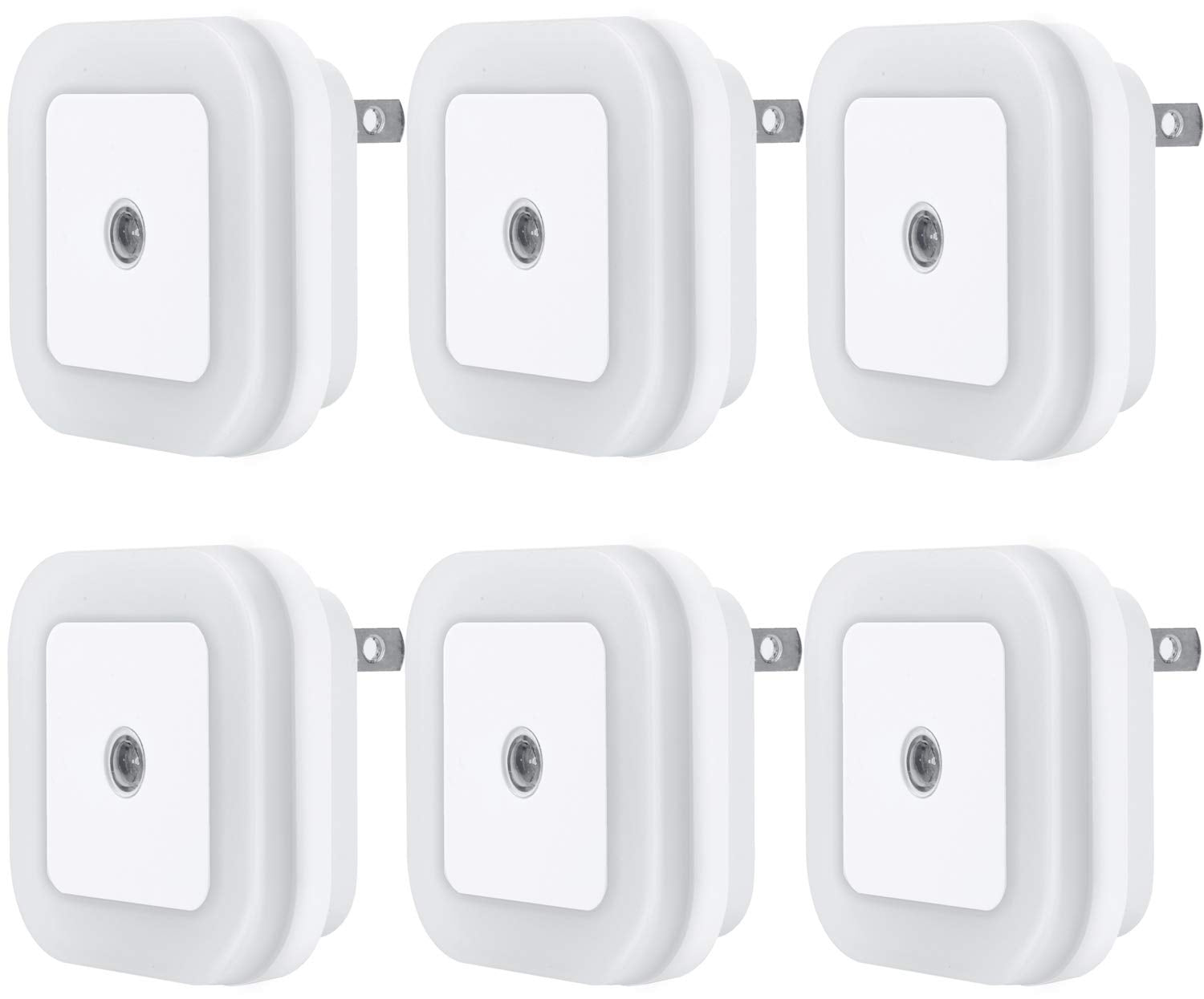 Uigos_LED_Night_Light_Lamp_with_Smart_Sensor_Dusk_to_Dawn_Sensor,_Daylight_White,_0.5W_Plug-in,_6-Pack