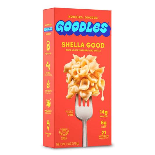 Goodles_Shella_Good_Aged_White_Cheddar_and_Shells_Pasta_-_Nutrient_Packed_with_Real_Cheese,_Fiber,_Protein,_Prebiotics,_Plants,_&_Vegetables_|_Non-GMO,_Organic_Ingredients_[Shella_Good,_6_oz._1_Pack]