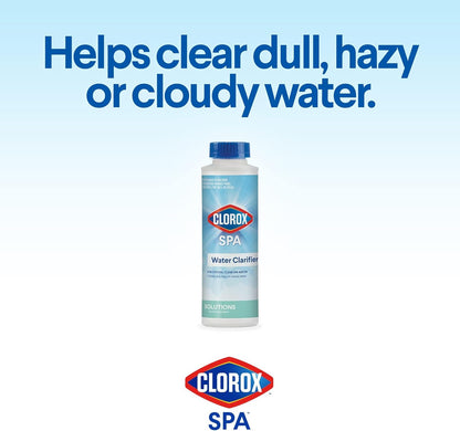 Clorox®_Pool&Spa™_Spa_Water_Clarifier,_For_Crystal_Clear_Spa_Water,_Clears_Dull,_Hazy_or_Cloudy_Water,_16_Ounce_(Pack_of_1)