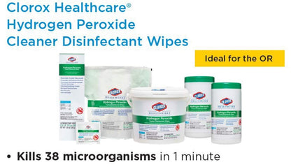 Clorox_Healthcare_Hydrogen_Peroxide_Cleaner_Disinfectant_Wipes,_6.75"_x_9",_95_Count_(Package_May_Vary)