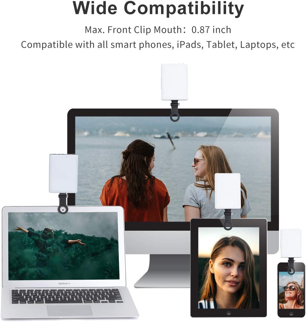 Newmowa_60_LED_High_Power_Rechargeable_Clip_Fill_Video_Conference_Light_with_Front_&_Back_Clip,_Adjusted_3_Light_Modes_for_Phone,_iPhone,_Android,_iPad,_Laptop,_for_Makeup,_TikTok,_Selfie,_Vlog