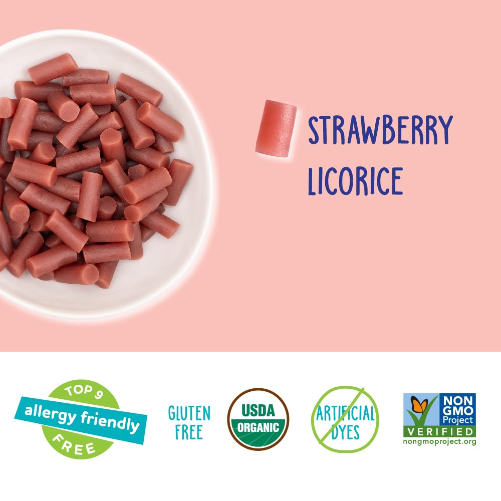 YumEarth_Organic_Gluten_Free_Strawberry_Licorice_Snack_Packs_-_Allergy_Friendly,_Gluten_Free,_Non-GMO,_Vegan,_No_Artificial_Flavors_or_Dyes_-_5_Ounce_(Pack_of_1).