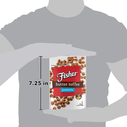 Fisher_Snack_Butter_Toffee_Peanuts,_5.5_Ounces,_No_Artificial_Colors_or_Flavors