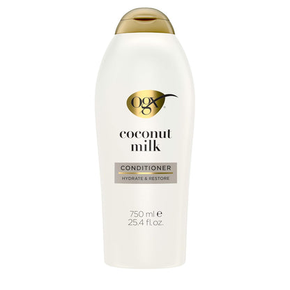 OGX_Nourishing_+_Coconut_Milk_Conditioner,_Hydrating_&_Restoring_Conditioner_Moisturizes_for_Soft_Hair_After_the_First_Use,_Paraben-Free,_Sulfate-Free_Surfactants,_25.4_fl._oz