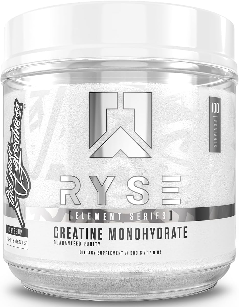 RYSE_Creatine_Monohydrate_Powder_-_Unflavored_-_Supports_Men_&_Women_Lean_Muscle_Growth,_Strength,_Power,_and_Endurance_-_Helps_Reduce_Fatigue_and_Improve_Workout_Recovery_-_100_Servings.