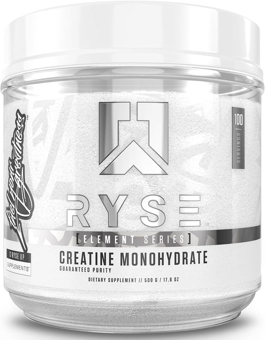 RYSE_Creatine_Monohydrate_Powder_-_Unflavored_-_Supports_Men_&_Women_Lean_Muscle_Growth,_Strength,_Power,_and_Endurance_-_Helps_Reduce_Fatigue_and_Improve_Workout_Recovery_-_100_Servings.