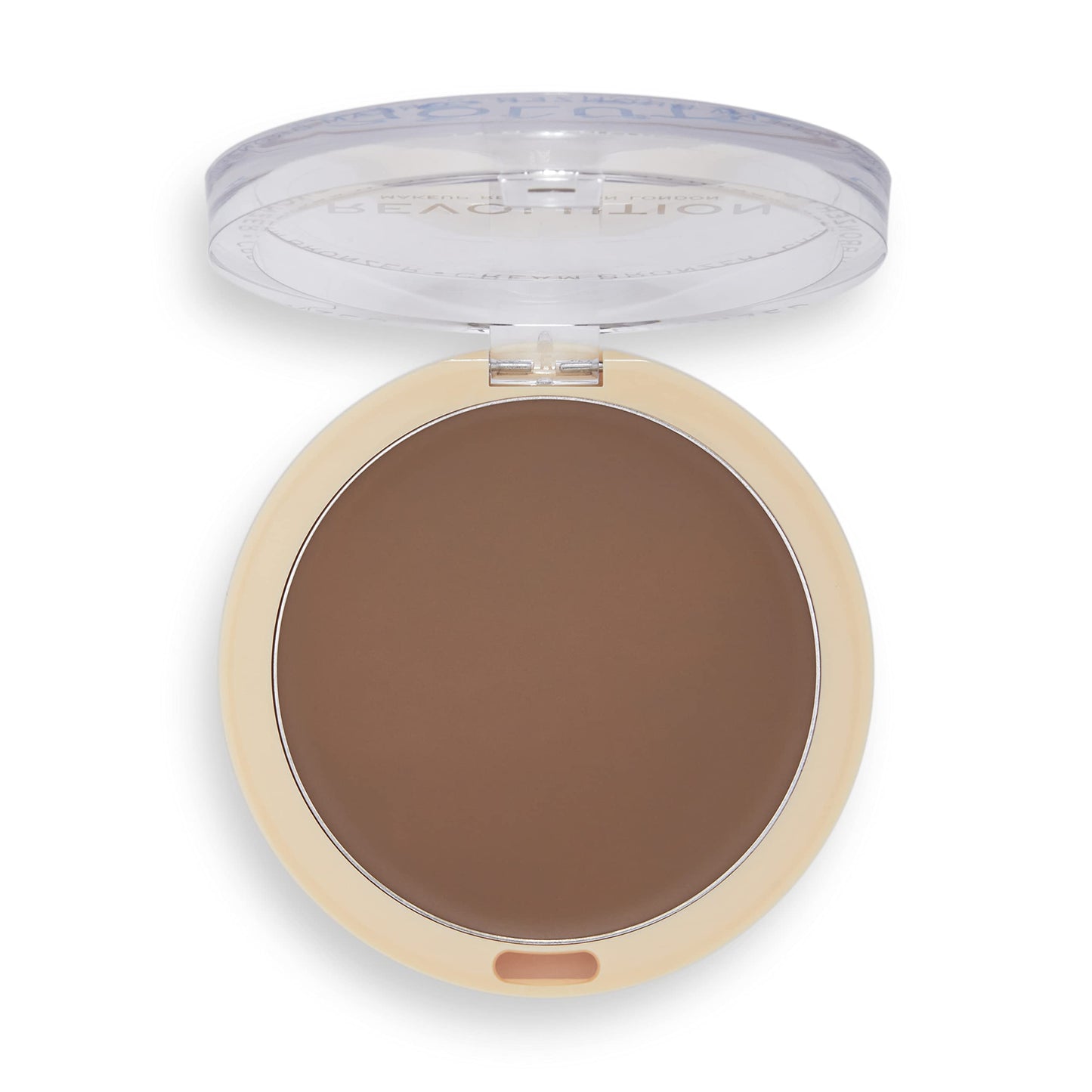 Revolution Beauty London, Ultra Cream Face Bronzer, Buildable &amp;amp; Blendable Cream Contour, Vegan &amp;amp; Cruelty-Free, Dark, 0.24 oz