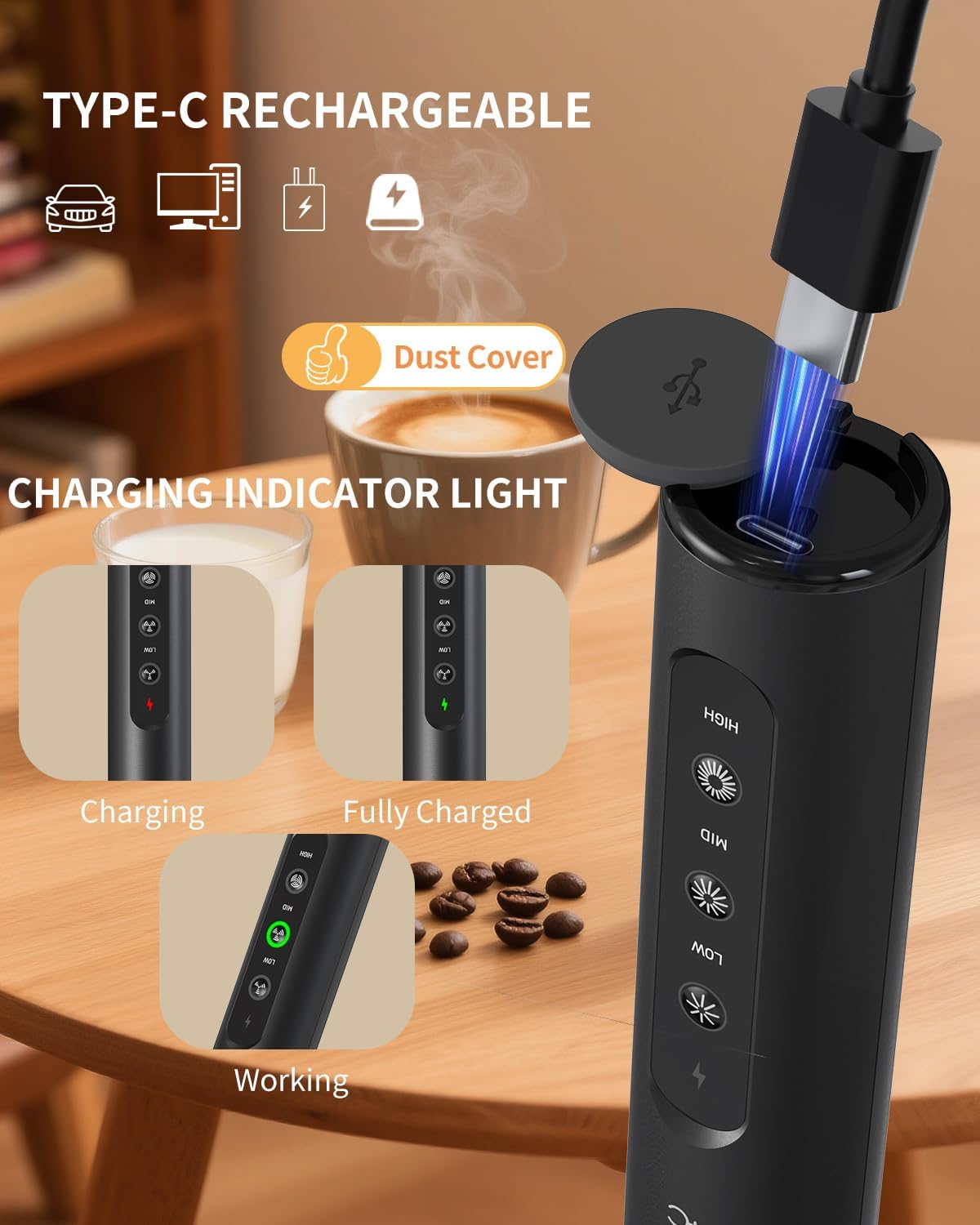 CIRCLE_JOY_Rechargeable_Handheld_Milk_Frother_Wand_with_3_Variable_Speeds,_3_Whisks_and_Storage_Box,_Electric_Drink_Mixer_for_Latte,_Cappuccino,_Hot_Chocolate,_Eggs_and_Protein_Powder,_Black