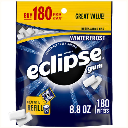 ECLIPSE_Winterfrost_Chewing_Gum_Sugar_Free,_Chewing_Gum_Bulk_Pack,_8.8-Ounce_(180_Piece_Bag)