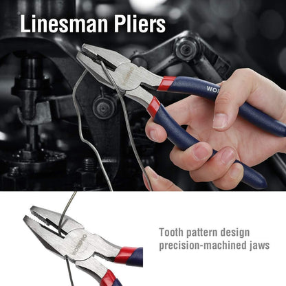 WORKPRO_Large_Pliers_&_Wrench_Set_6-Piece_(10"_Water_Pump,_10"_Slip_Joint,_8"_Long_Nose,_8"_Linesman,_6"_Diagonal,_8"_Adjustable_Wrench)_for_DIY_&_Home_Use,_W001329A