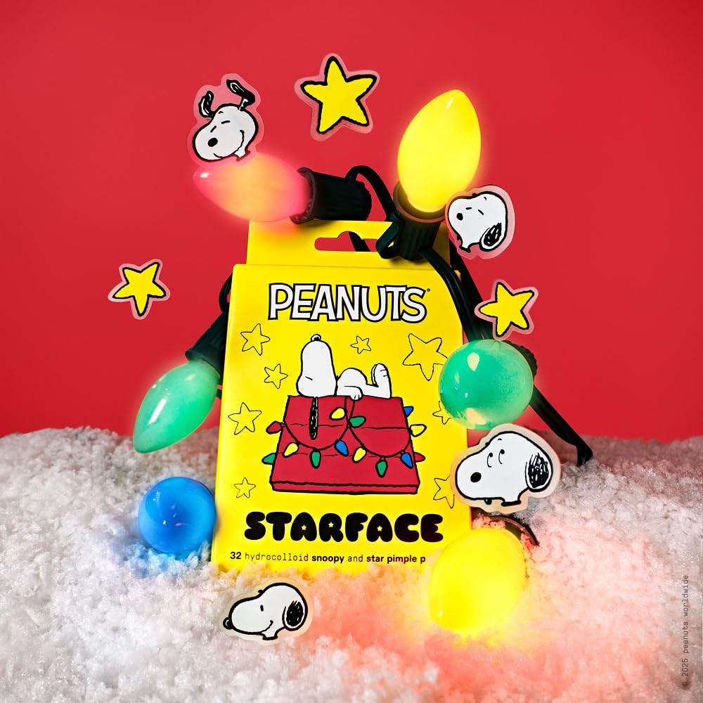 Starface_Hydro-Star_Sleepy_Snoopy_Pimple_Patches,_Hydrocolloid,_Absorb_Fluid_and_Reduce_Redness,_Vegan_and_Cruelty-Free_Skincare_(32_Count)