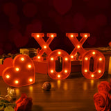 EDYCON Christmas Letter Lights Sign Table Decorations Christmas LED Light up Letters Battery Powered Letter for Home Bar Christmas Party Bedroom Tabletop Decor Gift(Joy)