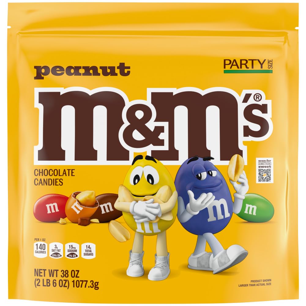 M&M'S_Peanut_Milk_Chocolate_Candy_Bulk_Pack,_Party_Size,_38_oz_Bag