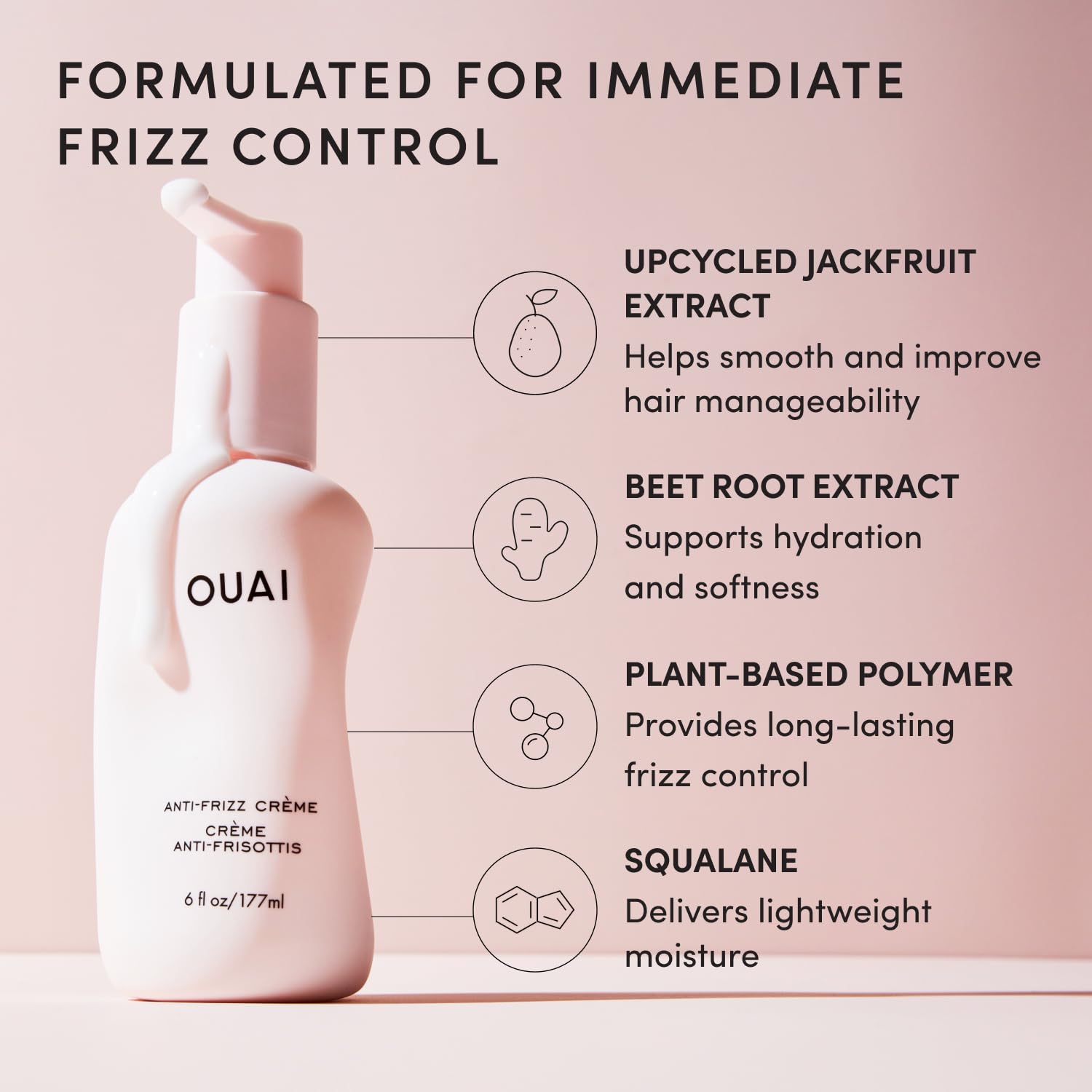 OUAI_Anti_Frizz_Cream_-_Moisturizing_Hair_Cream_with_Frizz_Control_&_Heat_Protection_-_Provides_Lasting_Hydration_with_Jackfruit_&_Beetroot_Extract_-_Paraben,_Phthalate_&_Sulfate_Free_(6_oz)