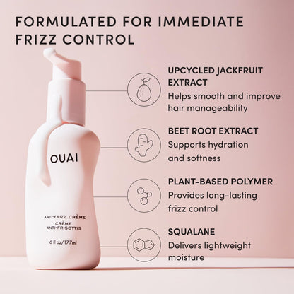OUAI_Anti_Frizz_Cream_-_Moisturizing_Hair_Cream_with_Frizz_Control_&_Heat_Protection_-_Provides_Lasting_Hydration_with_Jackfruit_&_Beetroot_Extract_-_Paraben,_Phthalate_&_Sulfate_Free_(6_oz)