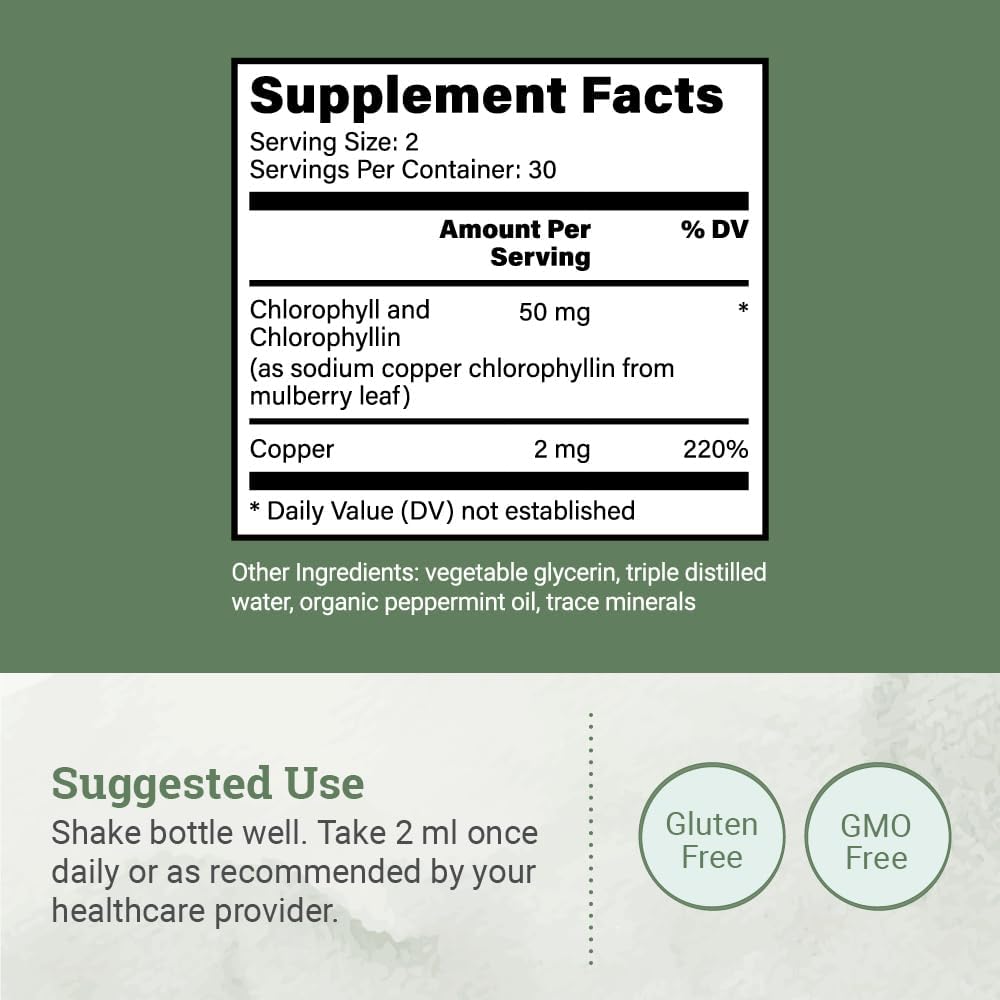 Liquid_Chlorophyll,_Liquid_Drops_for_Immune_System_Support,_Natural_Internal_Deodorant_-_Vegan_Chlorophyll_Drops_with_Organic_Glycerin_-_Clorofila_Liquida,_Chlorophyllin_Detox_Cleanse_(1_mL)