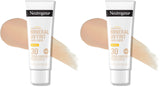 Neutrogena Purescreen+ Mineral UV Tint Face Liquid Tinted Sunscreen - with 100% Mineral Actives & Vitamin E, Enhances Natural Tone, Water Resistant, Broad Spectrum SPF 30, 1.1 fl oz