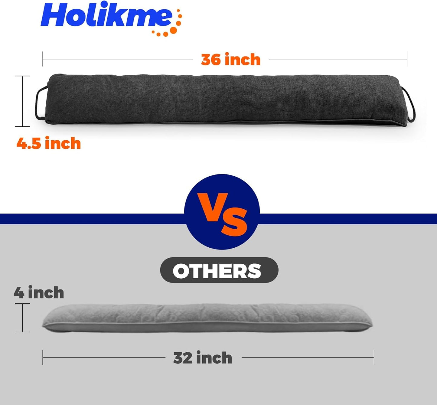 Holikme_Weighted_Door_Draft_Stopper_36_inch,_Heavy_Duty_Under_Door_Draft_Blocker_Bottom_Door_Seal_Noise_and_Air,_Door_Draft_Control_Supplies_Saving_Energy,_Black