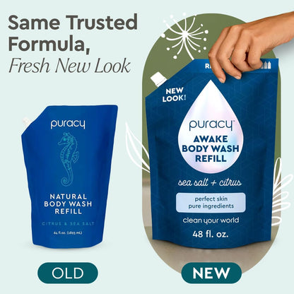 Puracy_Body_Wash_Refill,_Natural_Body_Wash,_98.6%_Pure_Plant_Ingredients,_Moisturizing_Shower_Gel_for_Women_Men_Kids,_Body_Soap_for_Dry_Sensitive_Skin_Gently_Scented_with_Citrus_&_Sea_Salt,_48_Oz