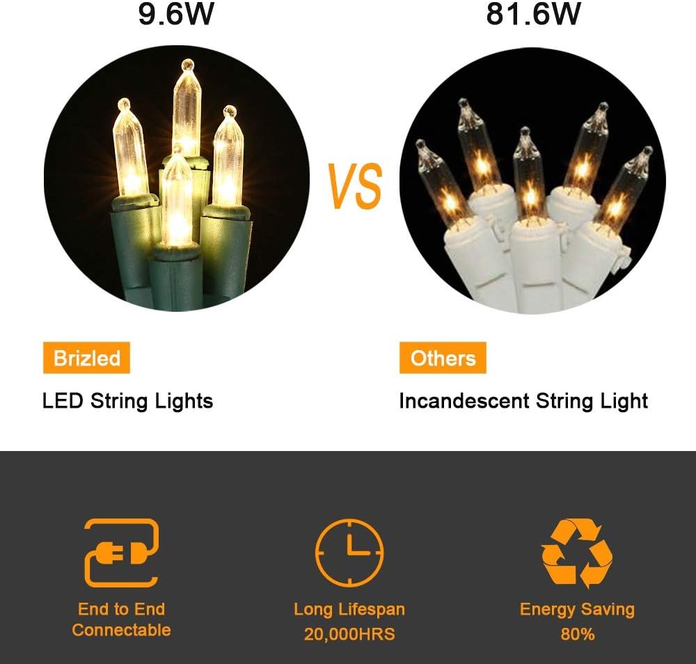 Brizled_Christmas_Lights_Warm_White,_2_Pack_33ft_100_LED_Christmas_String_Lights,_120V_UL_Certified_Connectable_Xmas_Tree_Lighting_Mini_Xmas_Light_Set_for_Holiday_Tree_Home_Party_Indoor_Outdoor_Decor