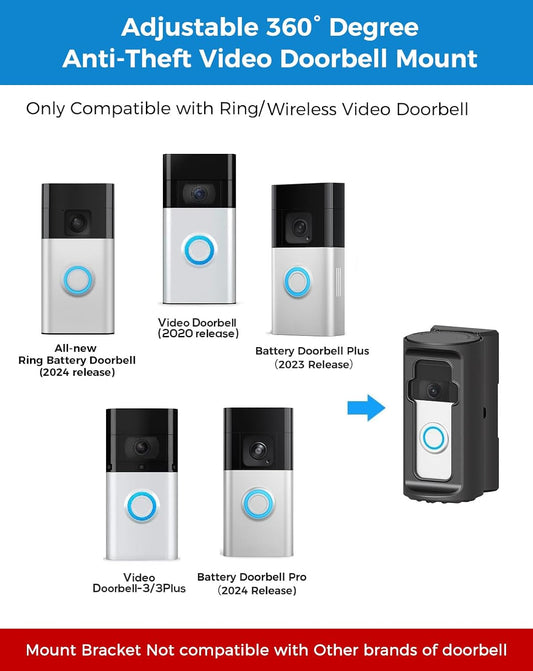 Anti-Theft_Video_Doorbell_Mount，Adjustable_360°_Degree_Doorbell_Angle_No-Drill_Mount_Compatible_with_Ring_Battery_Doorbell_/Plus/Pro_Video_Doorbell_Upgrade_Corner_Kit_for_Houses,Apartments