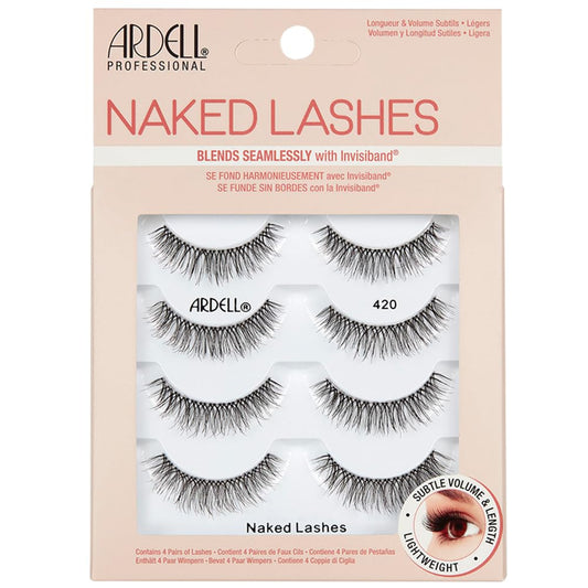 Ardell_Naked_Lashes_420_–_Lightweight_Natural_Strip_Lashes_with_Invisiband,_Reusable_False_Eyelashes,_Multipack,_4_Pair,_1_Pack
