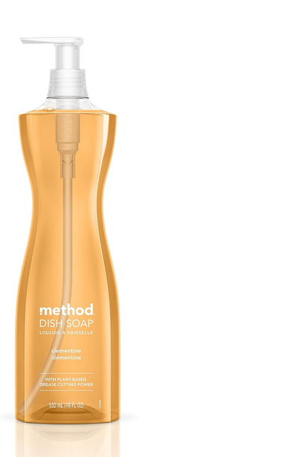 Method_Gel_Dish_Soap,_Clementine_Scent,_Tough_on_Grease_&_Stuck-on_Food,_Cruelty_Free_Formula,_Made_with_Recycled_Plastic,_18_Fl_Oz