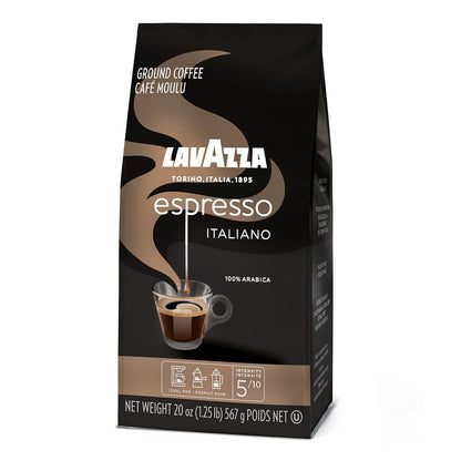 Lavazza_Espresso_Ground_Coffee,_Medium_Roast,_100%_Arabica,_20_oz_Bag_(Pack_of_1)
