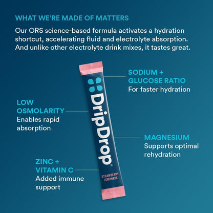 DripDrop_Hydration_Packets_-_Juicy_Variety_Pack_-_Single_Serve_Electrolytes_Powder_Drink_Mix_-_Grape,_Fruit_Punch,_Strawberry_Lemonade,_Cherry_-_Non-GMO,_Gluten_Free,_Vegan_-_32_Sticks