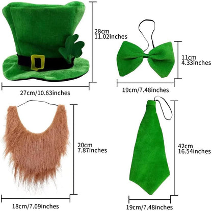 CreepyParty_St._Patrick's_Day_Party_Costume_Suit_Hat,_Bow,_Bow_Tie,_Beard,_Scarf_(Hat,_Beard,_Tie,_Bow_tie)