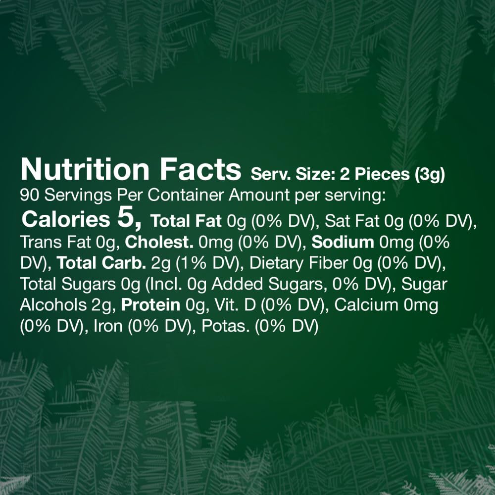 ECLIPSE_Spearmint_Chewing_Gum_Sugar_Free,_Mint_Gum_Bulk_Pack,_8.8_Ounce_(180_Piece_Bag)