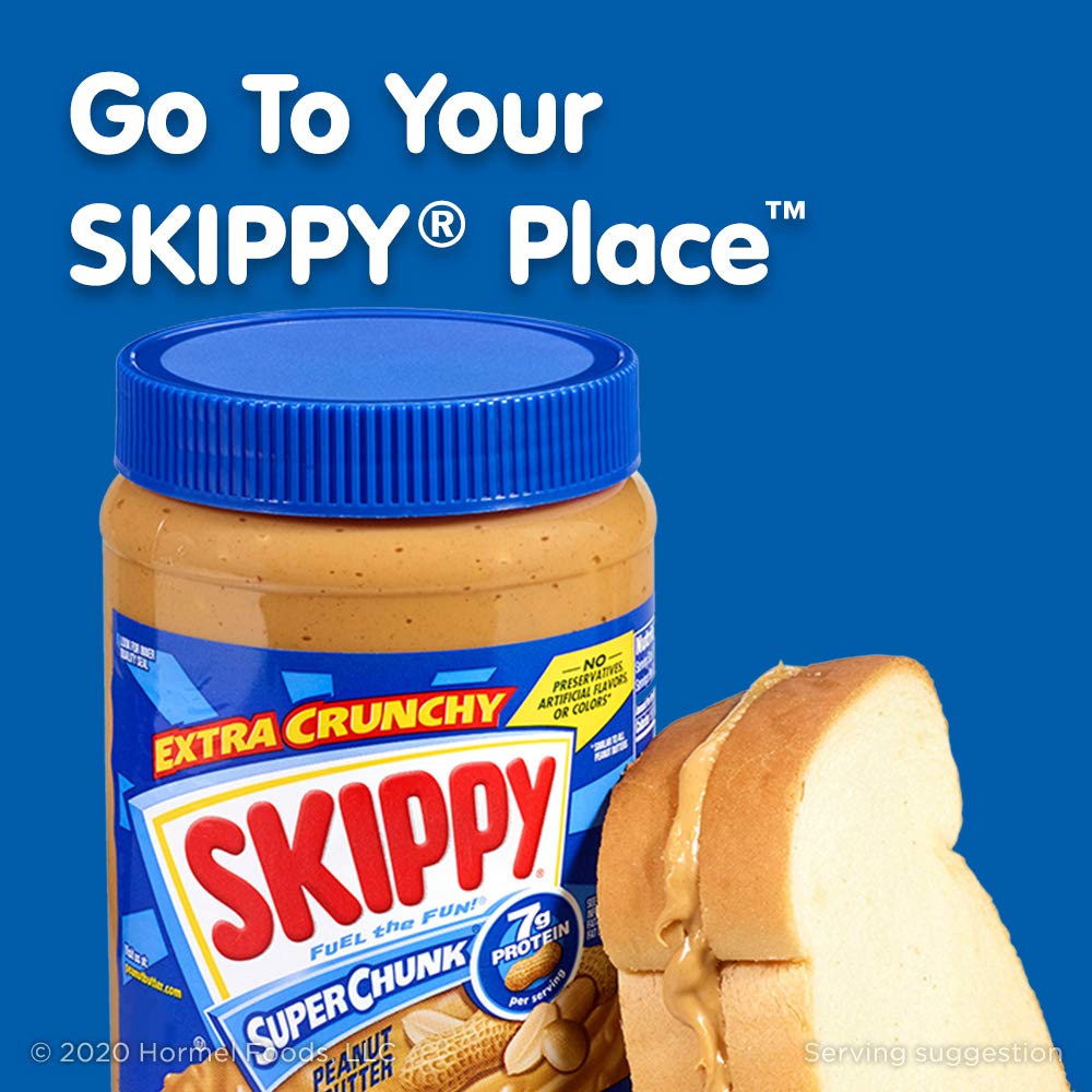 SKIPPY_Reduced_Fat_SUPER_CHUNK_Extra_Crunchy_Peanut_Butter_Spread,_16.3_Ounce