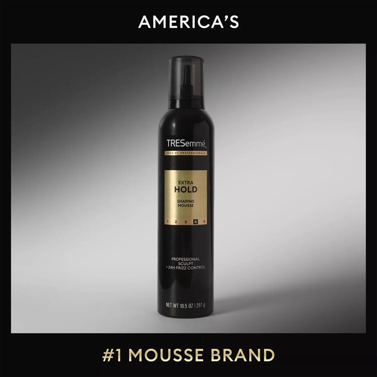 TRESemme_Shaping_Mousse,_Extra_Hold_2-Pack_+_Travel-Size_Bottle_– Moisturizing_Hair_Mousse_for_Sculpting,_24H_Frizz_Control_(3_Piece_Set)