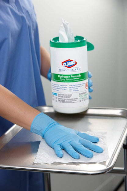 Clorox_Healthcare_Hydrogen_Peroxide_Cleaner_Disinfectant_Wipes,_6.75"_x_9",_95_Count_(Package_May_Vary)