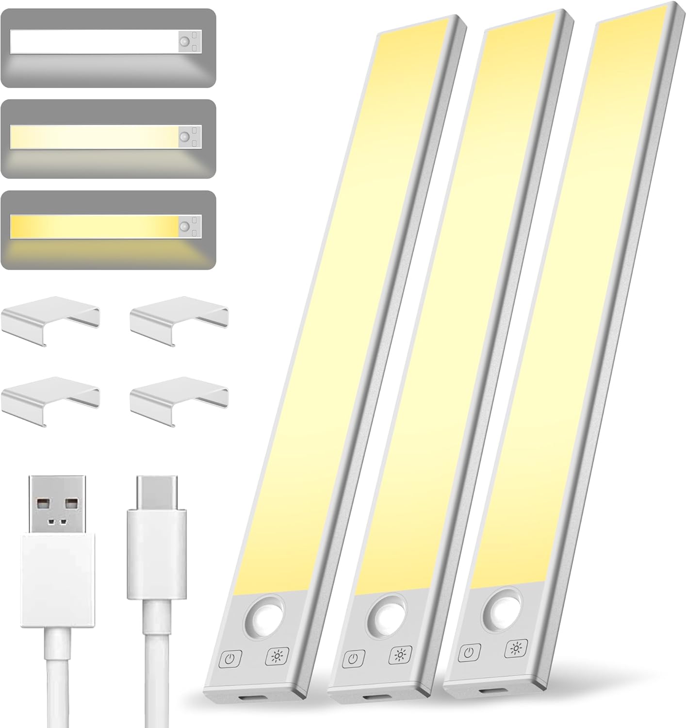 Under_Cabinet_Lighting_8/12_inch_Rechargeable_Battery_Operated_Motion_Sensor_Light_Wireless_Under_Counter_Lights_for_Kitchen,_Stairs,Hallway_(3_Pack)